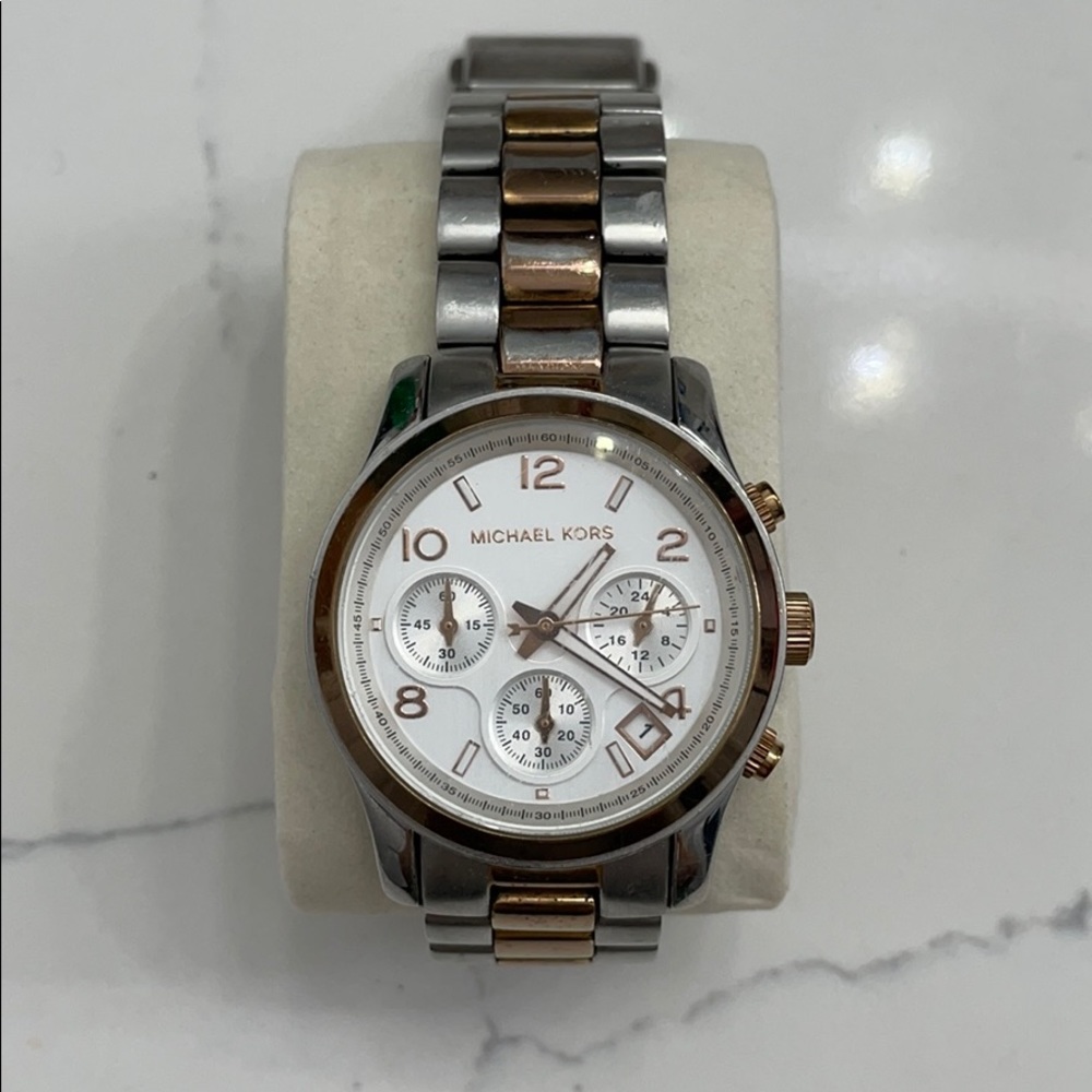 Michael Kors two toned watch
